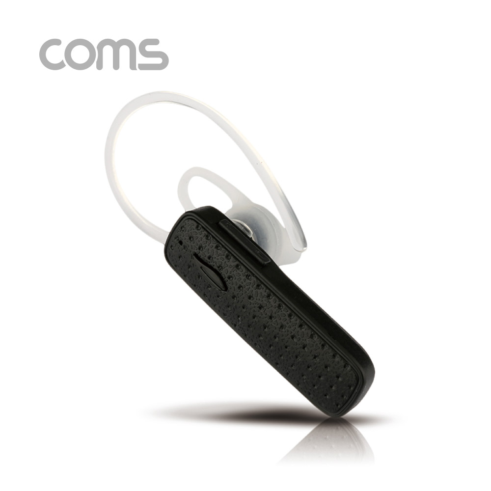 Coms 나비 블루투스 이어셋 / 싱글 / 핸즈프리 / BLACK