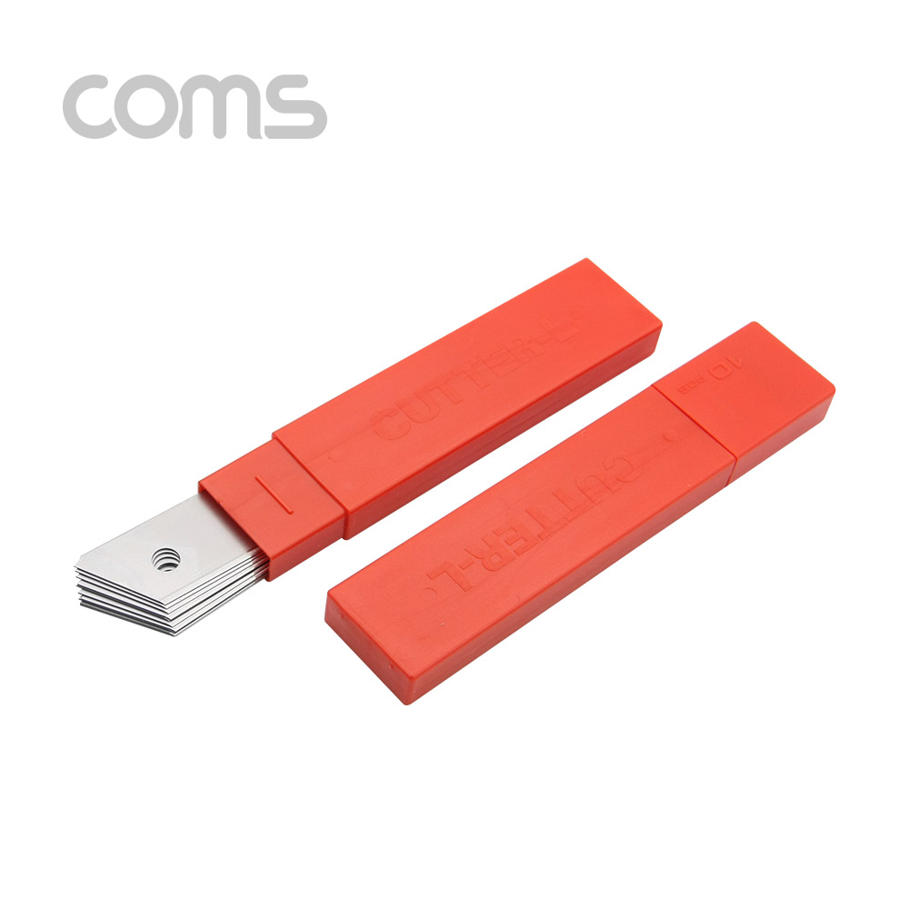 Coms 도루코 L 커터날 20Pcs/ 18mm (대형)
