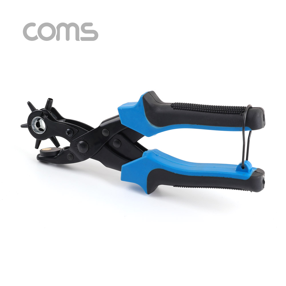 Coms 펀치 플라이어, 다용도 펀칭기, 회전 홀펀치, 가죽/벨트 펀칭