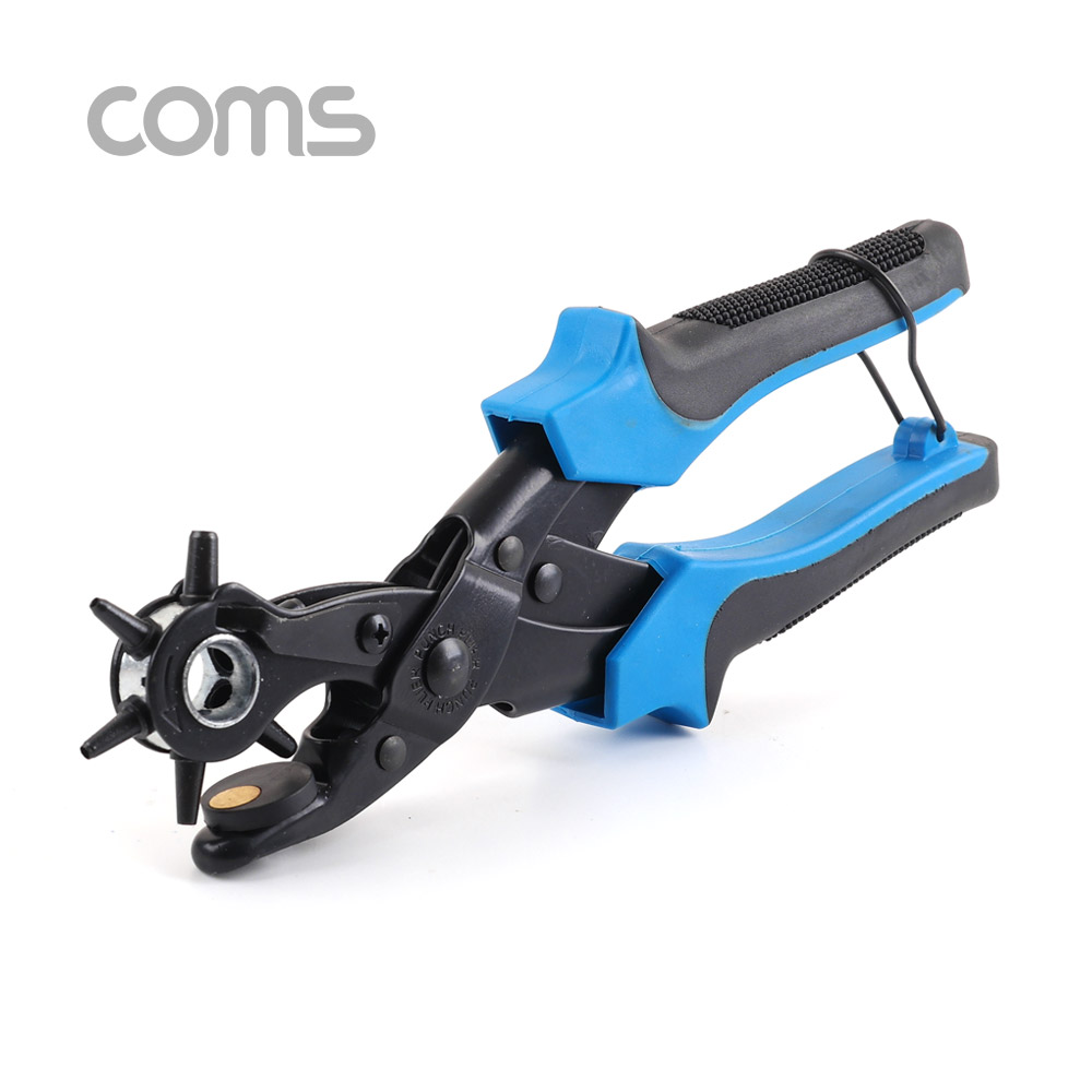 Coms 펀치 플라이어, 다용도 펀칭기, 회전 홀펀치, 가죽/벨트 펀칭