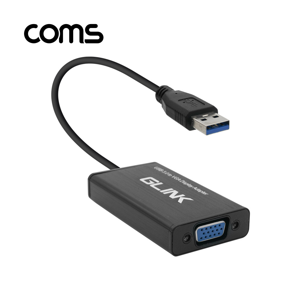 Coms USB 3.0 to VGA 컨버터 1920x1080 지원 / PNP