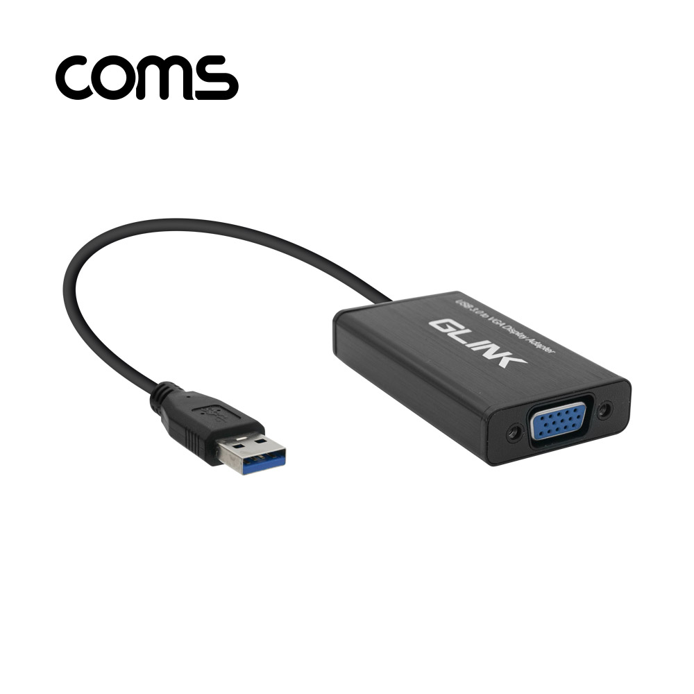 Coms USB 3.0 to VGA 컨버터 1920x1080 지원 / PNP