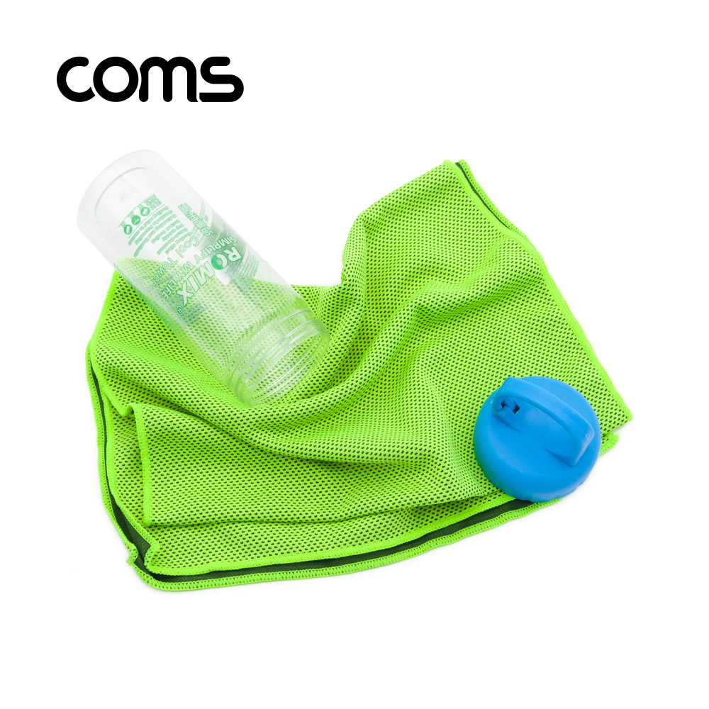 Coms 스포츠 타올, Green