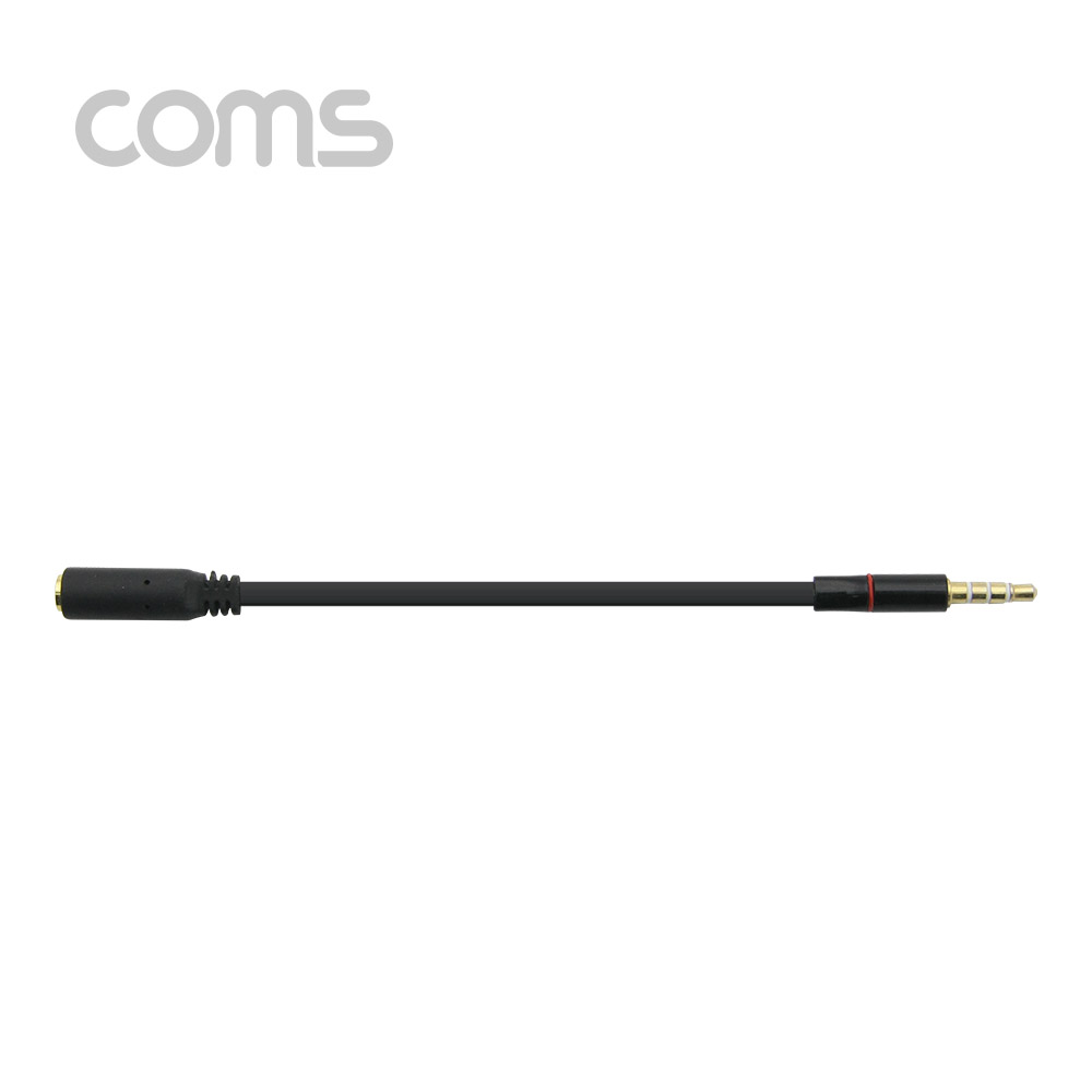 Coms AUX 케이블(4극) 연장, 15cm 결선(1/2/3/4 -> 1/2/3/4)