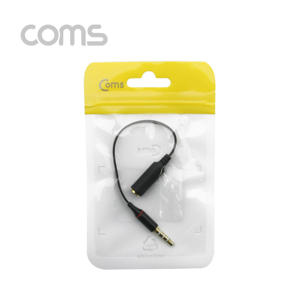 Coms AUX 케이블(4극) 연장, 15cm 결선(1/2/3/4 -> 1/2/3/4)