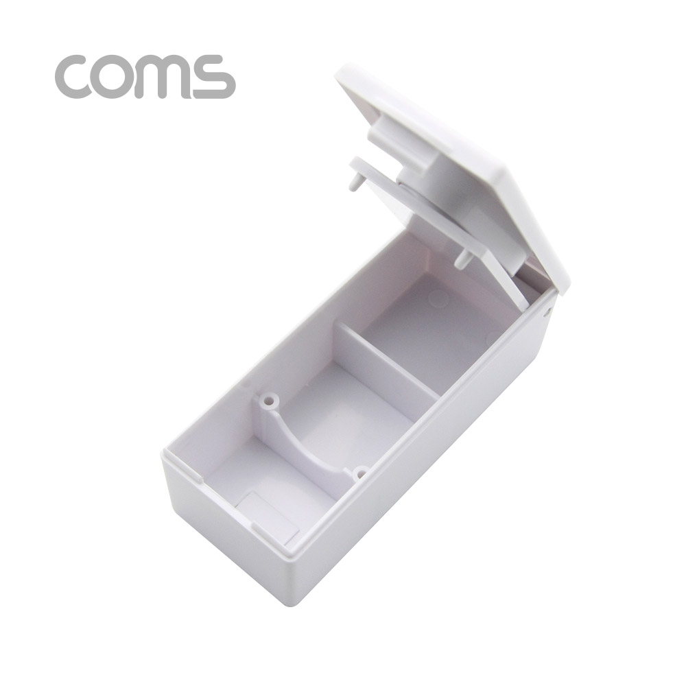 Coms 알약 커팅 보관함, 직사각 / 알약 절단기