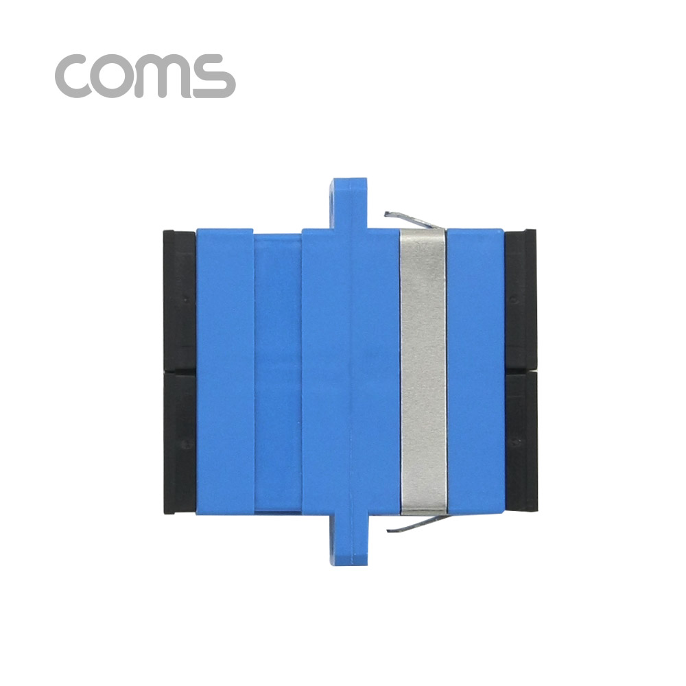 Coms 광패치코드 커플러, Flange타입 SC F/F, Duplex, Blue
