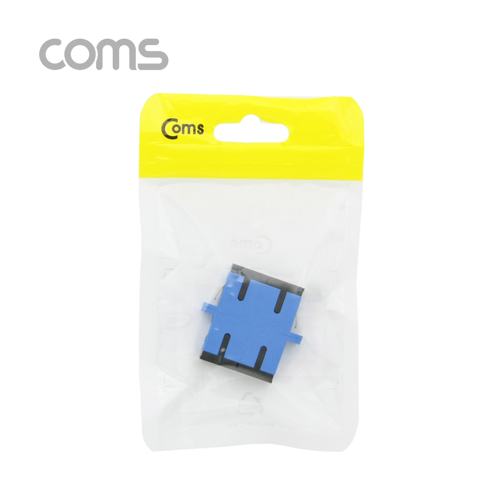 Coms 광패치코드 커플러, Flange타입 SC F/F, Duplex, Blue