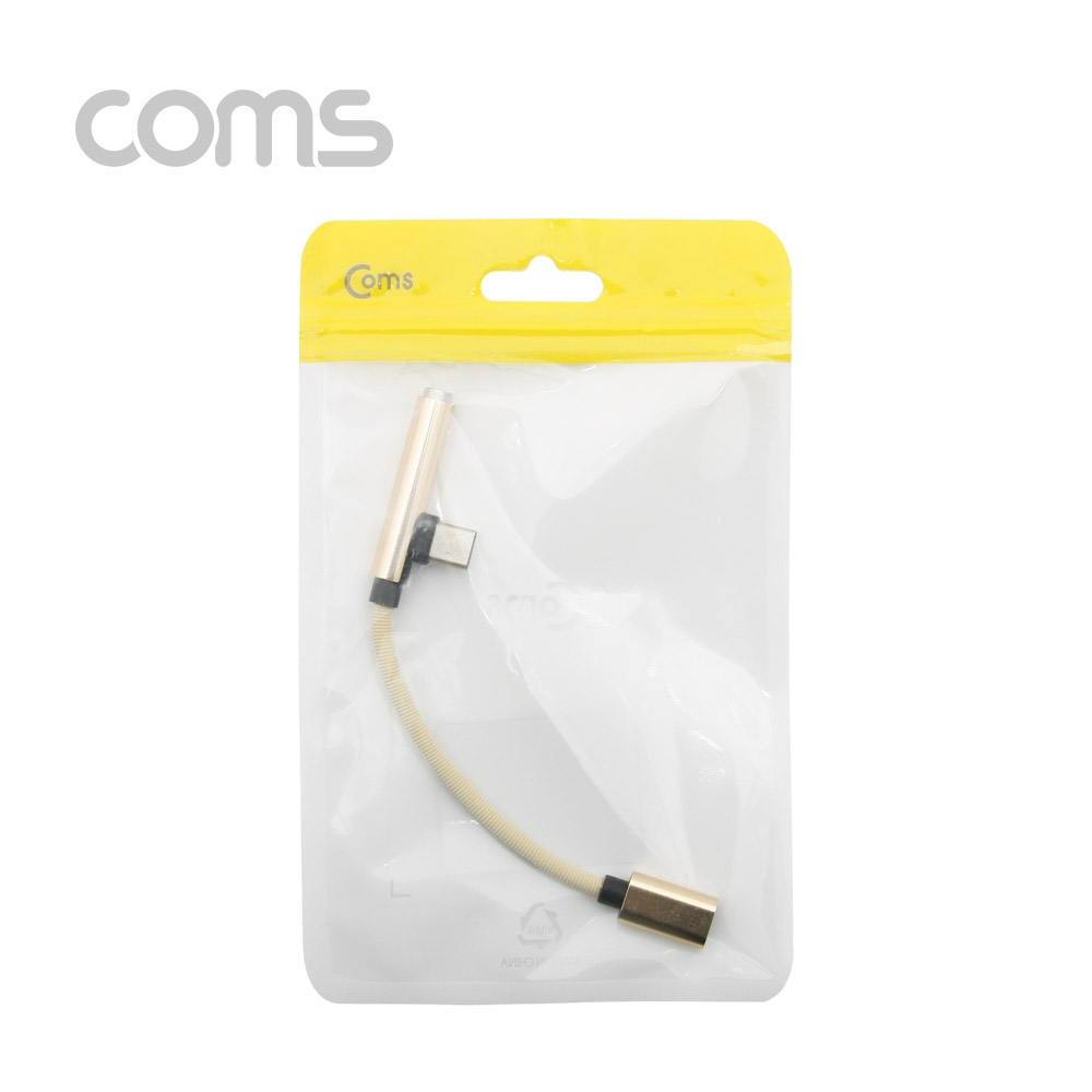 Coms USB 3.1(Type C) AUX 젠더/ 15cm, Gold/화웨이, 샤오미 전용(국내폰 사용불가)
