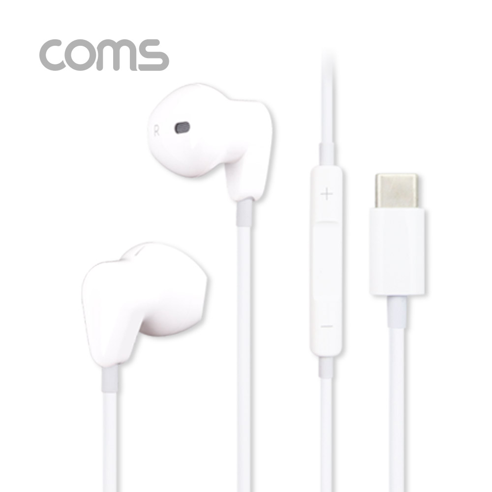 Coms 이어폰 (Type C) 1.1m / 화웨이, 샤오미 전용 (국내폰 사용불가)