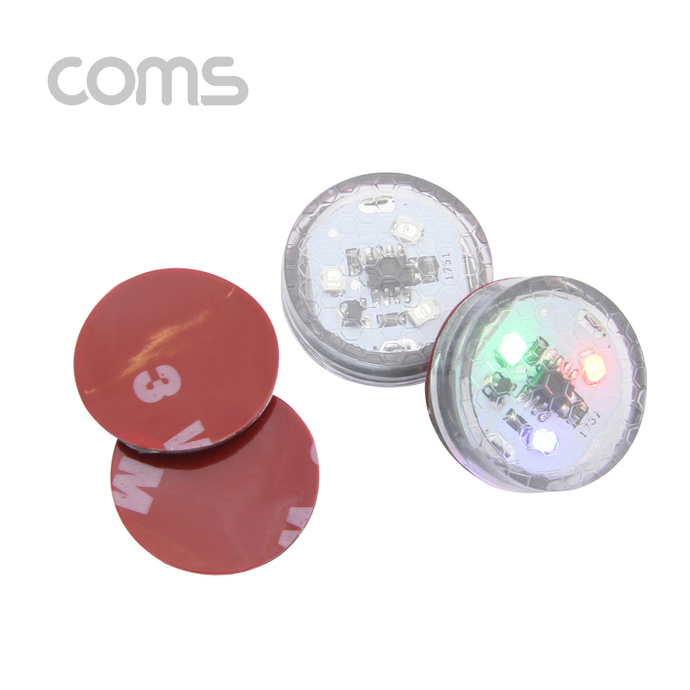 Coms 차량용 도어 LED 경고등, 차 문 부착 - 자전거/오토바이 충돌방지
