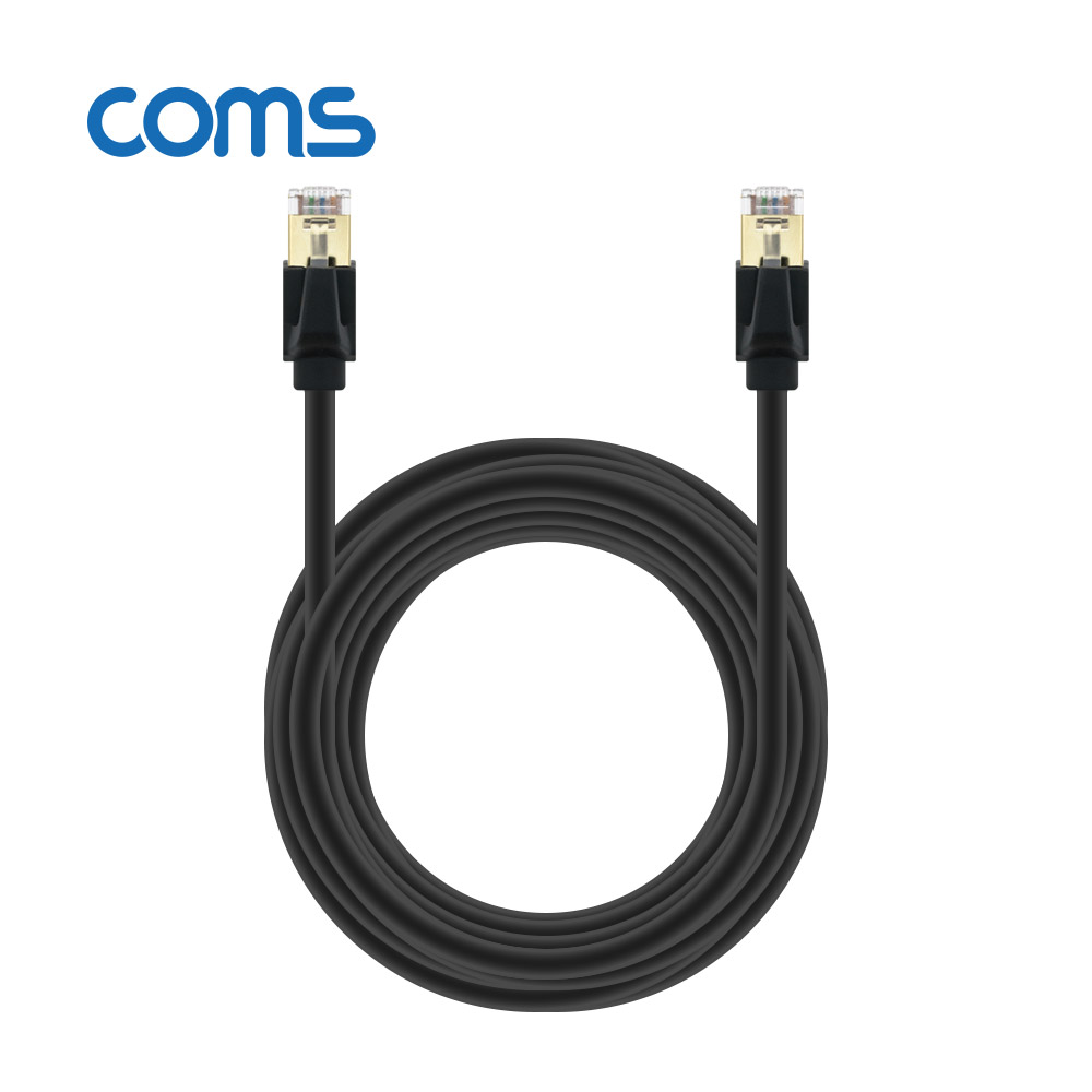 Coms 기가비트 랜케이블(Direct/Cat 8) 15M / LAN / 40Gbps / 26AWG / Fluke Test