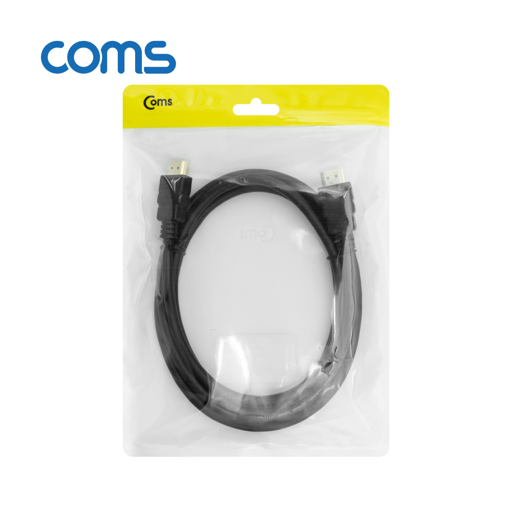 Coms 8K UHD HDMI 케이블(V2.1) 2M / 8K @60Hz 지원 (7680*4320)