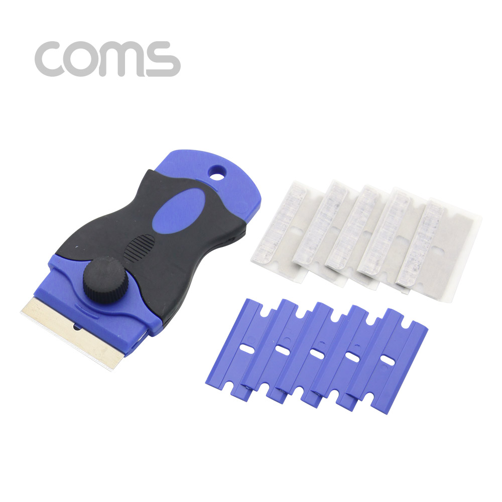 Coms 스크래퍼(헤라) /칼날 교체 / 리필 날 제공/ 접착제 제거