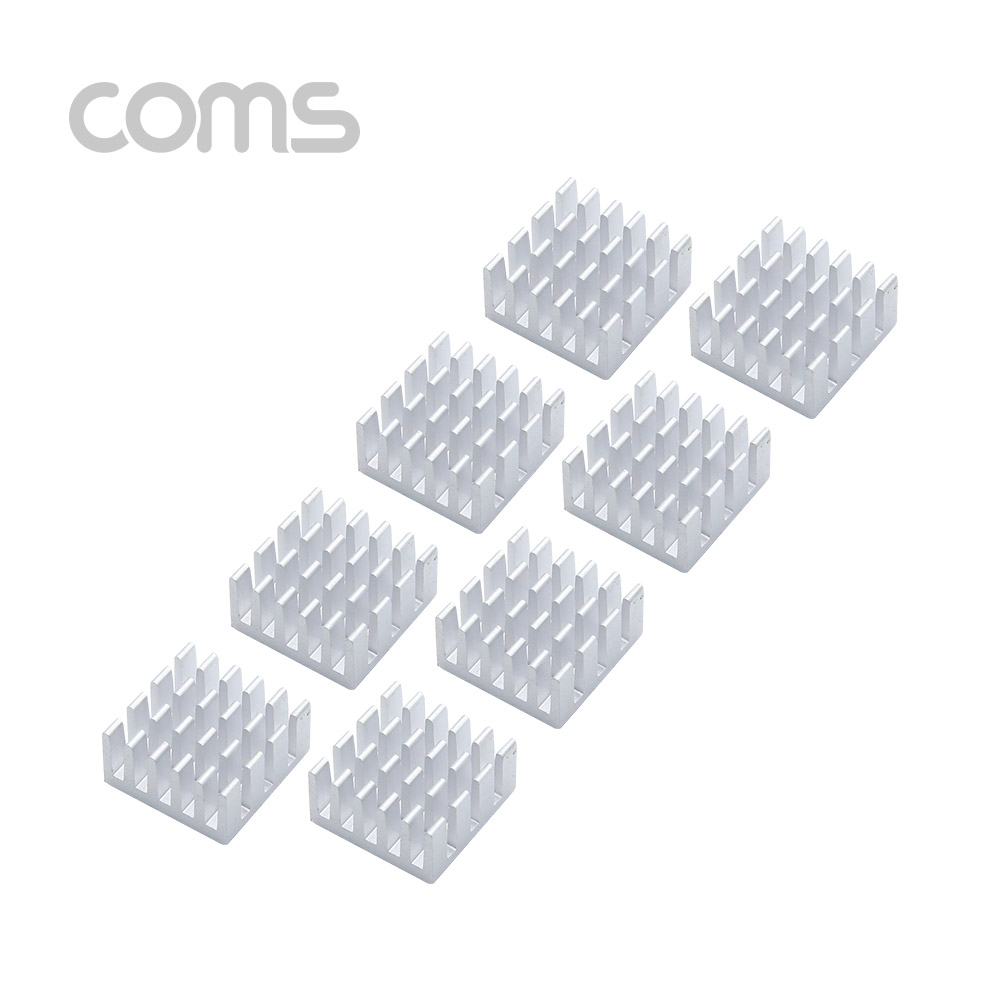 Coms 쿨러 방열판/vga 램용, 15x15x8mm, 8pcs