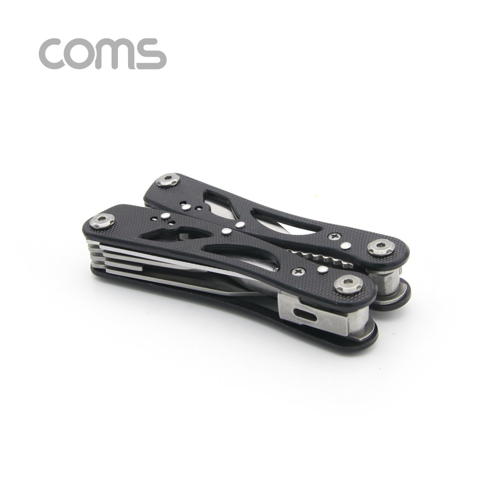 Coms 만능공구 멀티툴 / 롱노즈 / 드라이버 / 서바이벌 카드 / 다목적, 휴대용, 레저, 캠핑, 비상용