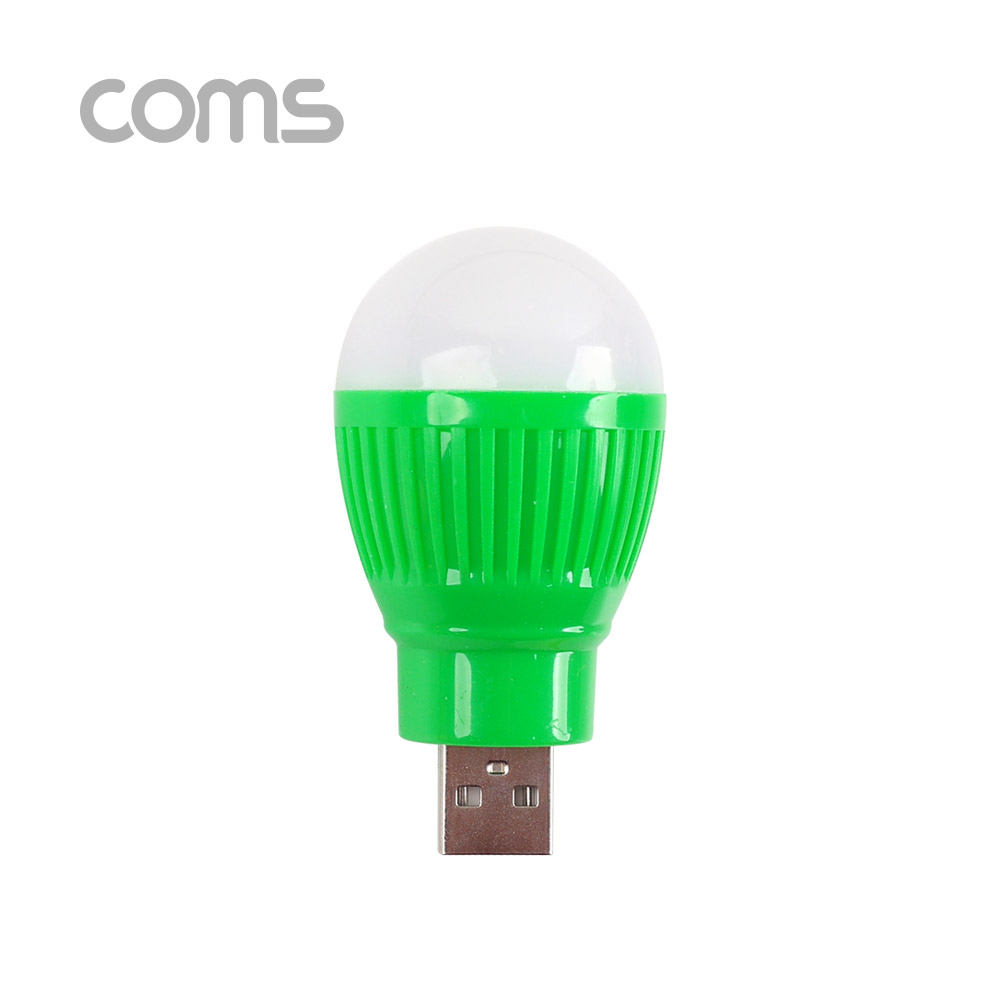Coms 전구형 USB 램프(short type) Green