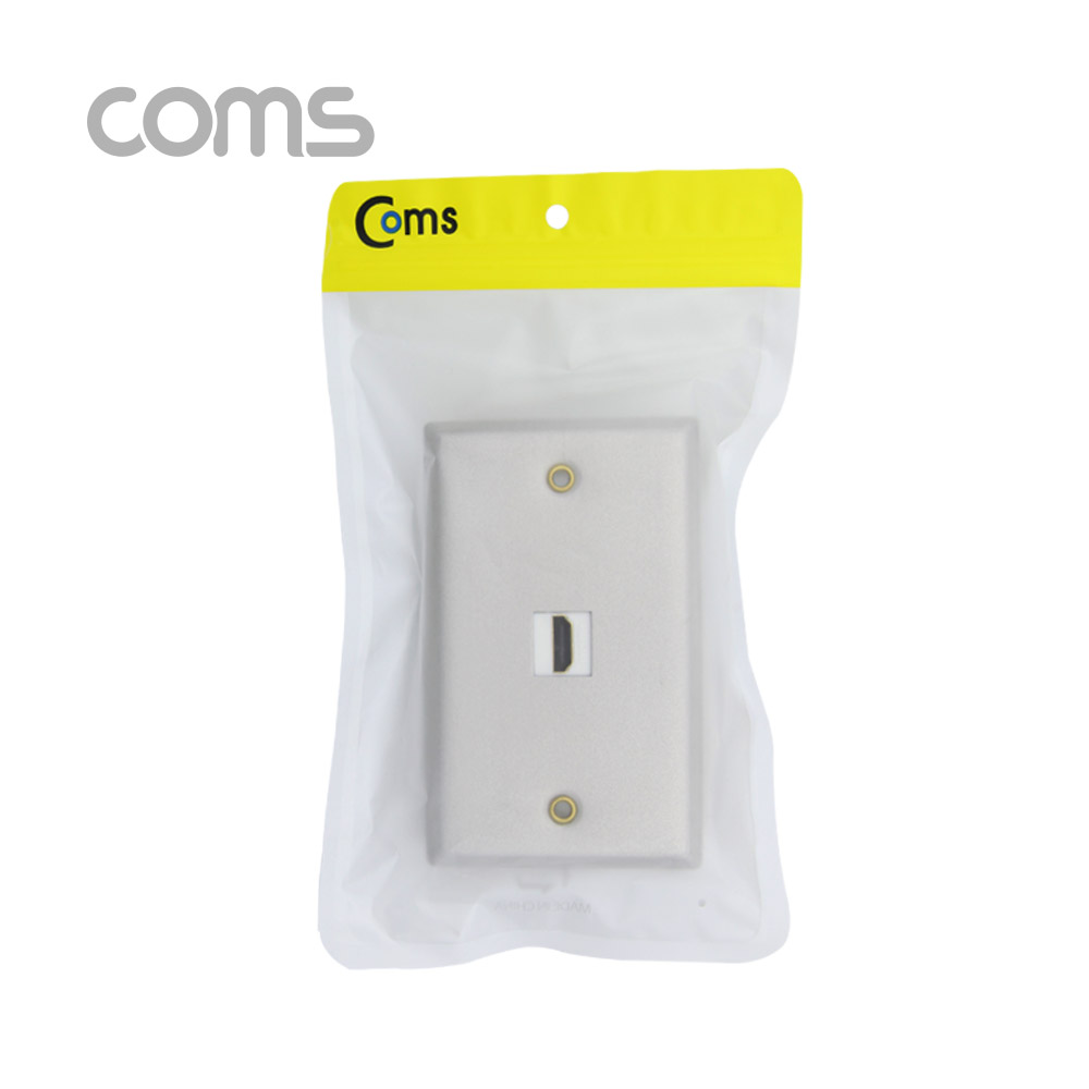 Coms HDMI (F/F) 월 플레이트 / Wall Plate / 알루미늄 재질 / HDMI 1Port