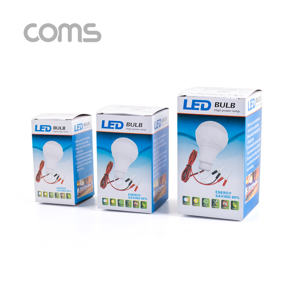 Coms 캠핑용 USB 램프(전구형) 5V/3W / 6 LED / 1M / White / LAMP
