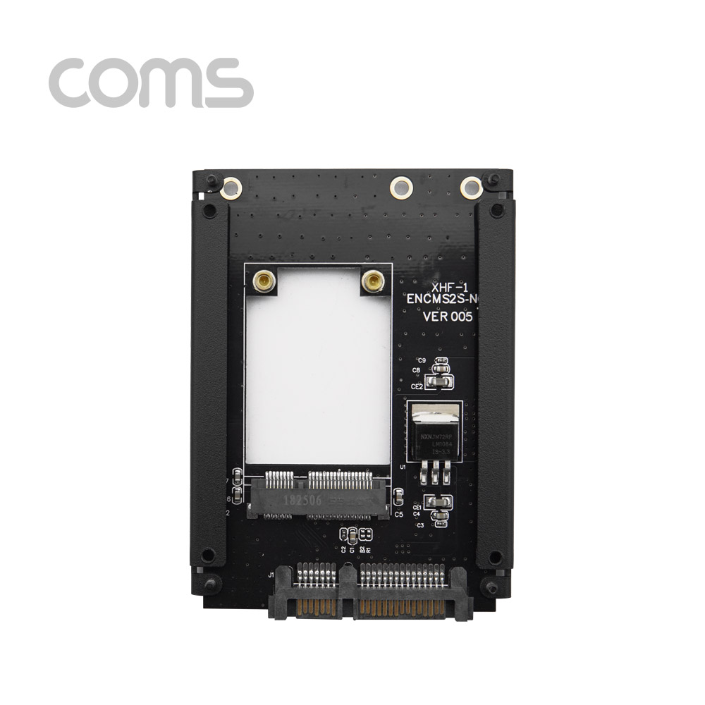 Coms SATA 변환 컨버터 / mSATA to SATA / 2.5형 HDD or SSD / 스틸재질