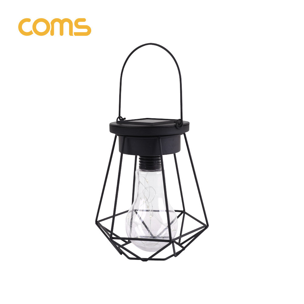 Coms 태양광 LED 정원등 / 걸이형 / 웜화이트 / 600mAh