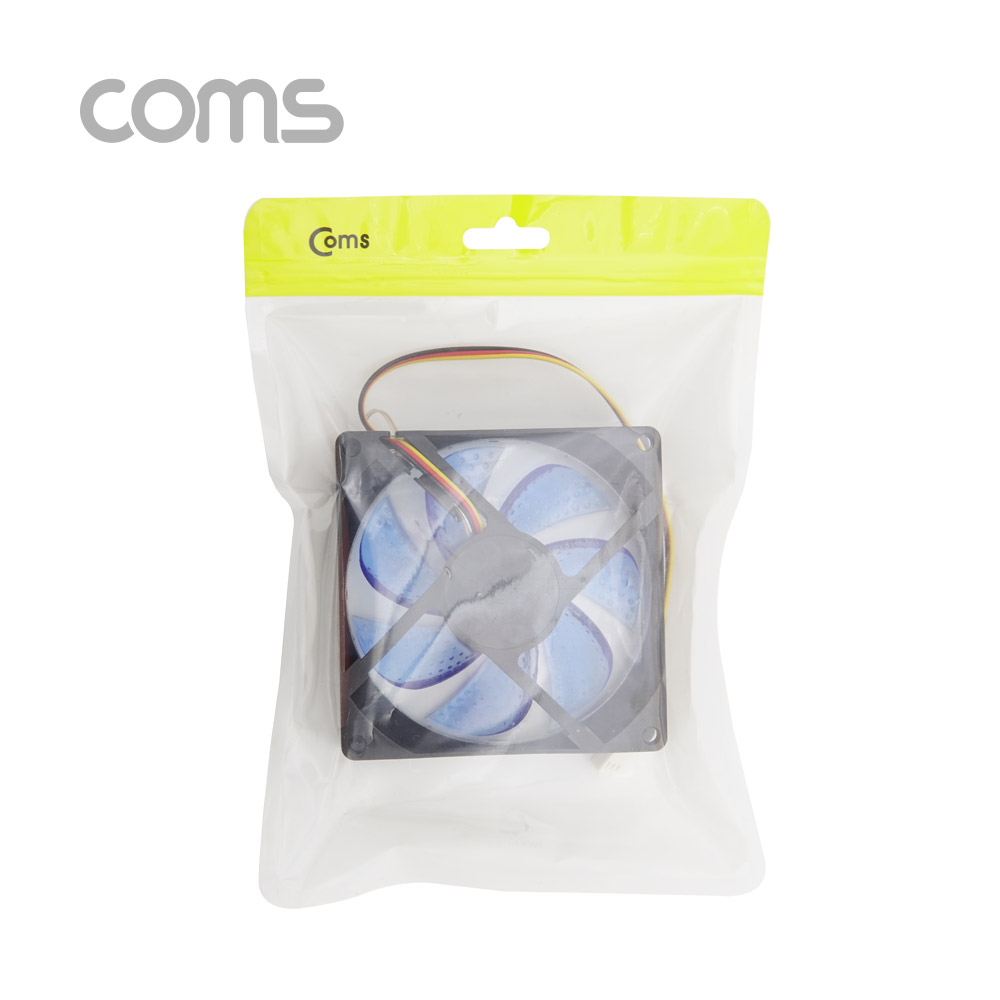 Coms 쿨러 케이스용 CASE, 90mm, Blue LED, Cooler