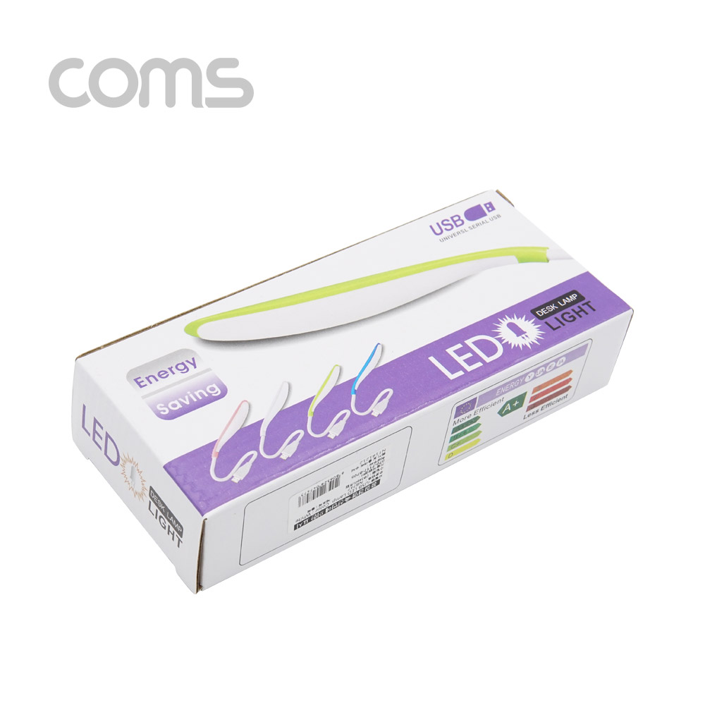 Coms USB 램프 라인형(LED LAMP) - White / 에너지 절약형 / 플렉시블/ LED 라이트
