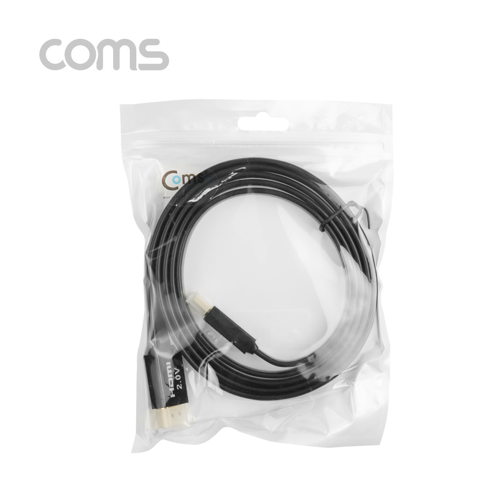Coms HDMI 2.0 케이블( V2.0 / 플랫형 / FLAT ) 1.8M / White
