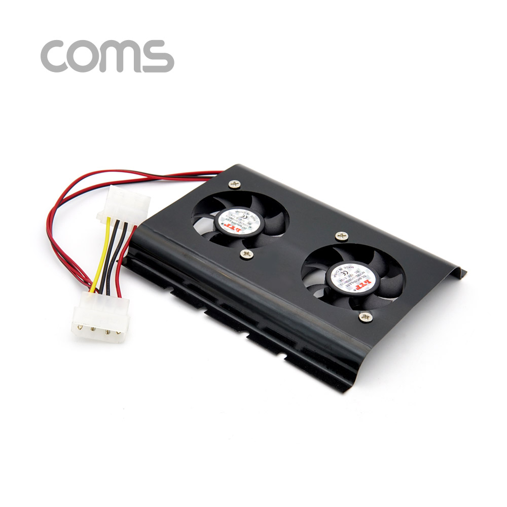 Coms 3.5 하드디스크 듀얼 쿨링팬 / 3.5 Hard Disk Cooler / HDD 쿨러