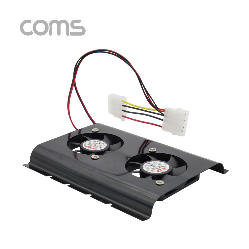 Coms 3.5 하드디스크 듀얼 쿨링팬 / 3.5 Hard Disk Cooler / HDD 쿨러