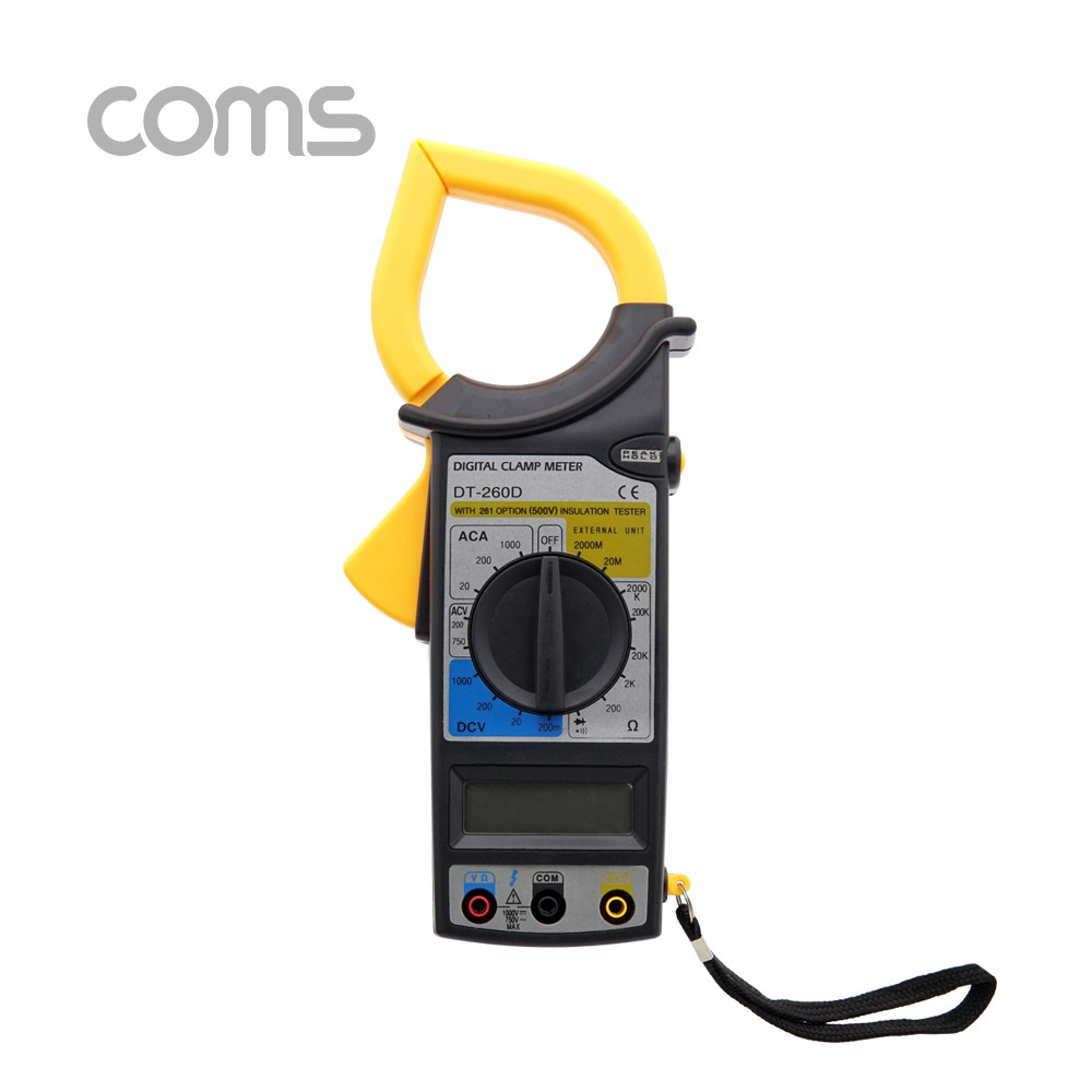 Coms 클램프형 디지털 테스터기 / Digital Clamp Meter Tester