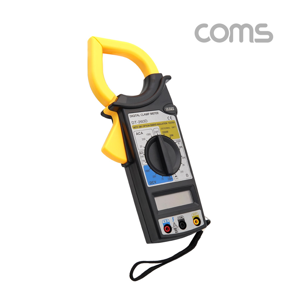 Coms 클램프형 디지털 테스터기 / Digital Clamp Meter Tester