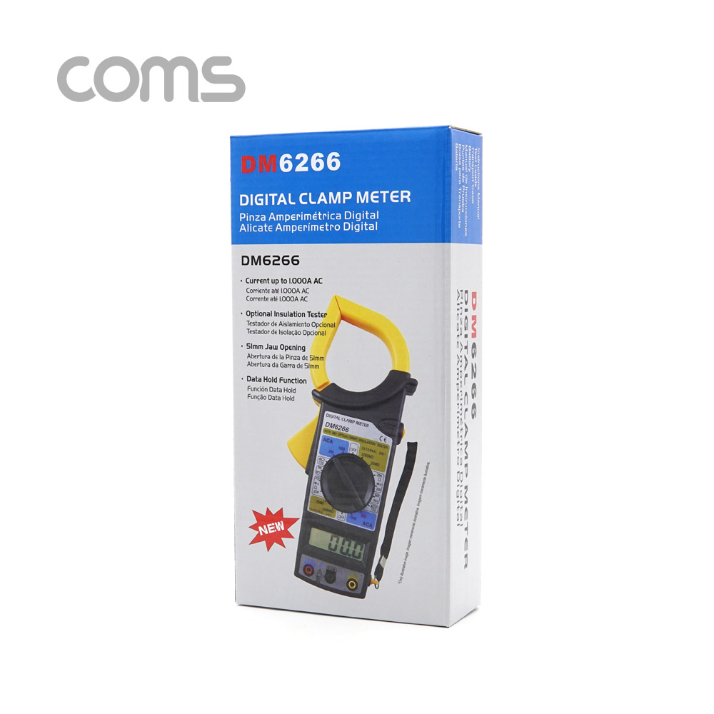 Coms 클램프형 디지털 테스터기 / Digital Clamp Meter Tester