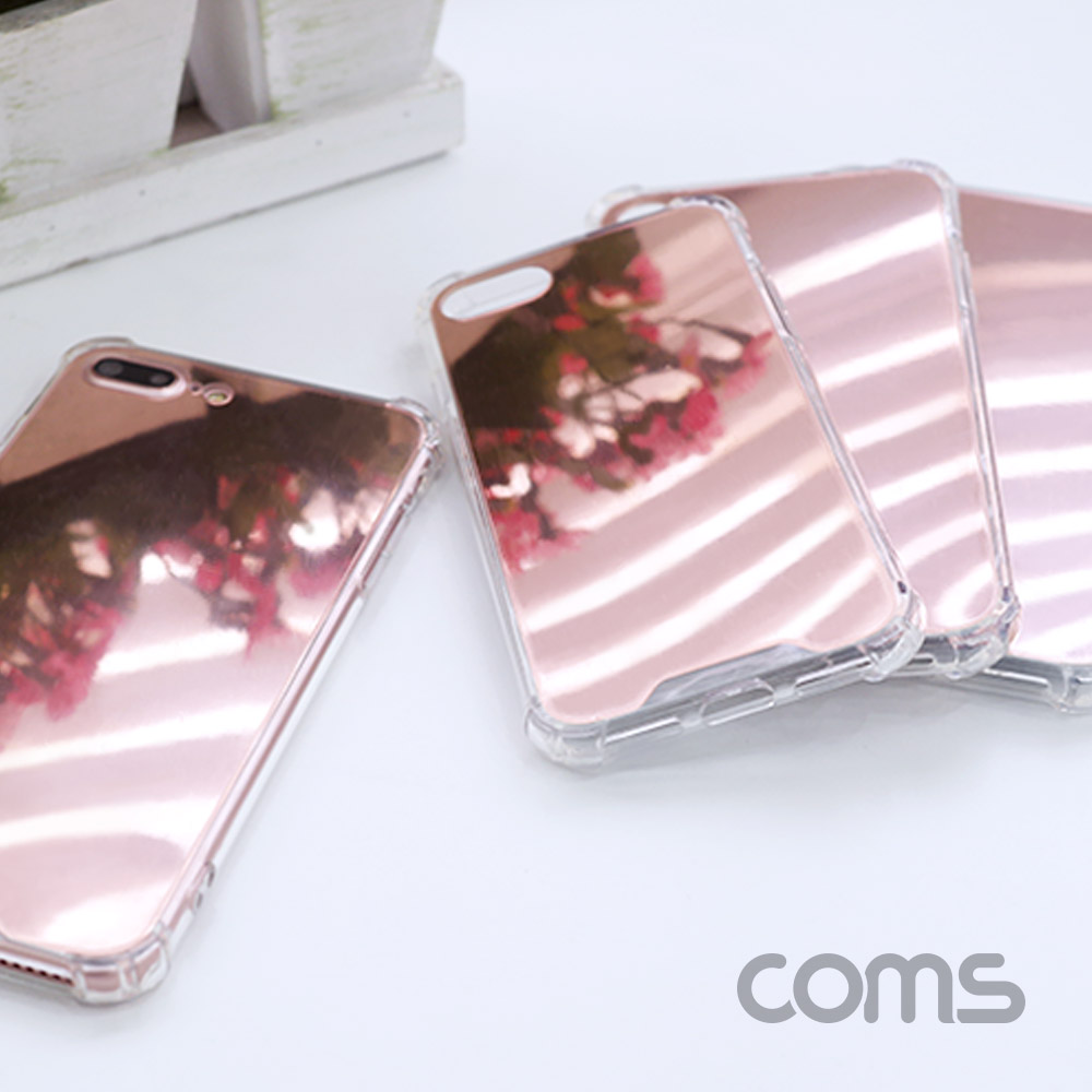 Coms 스마트폰 케이스( 거울 / 미러) iOS 8 / 로즈골드