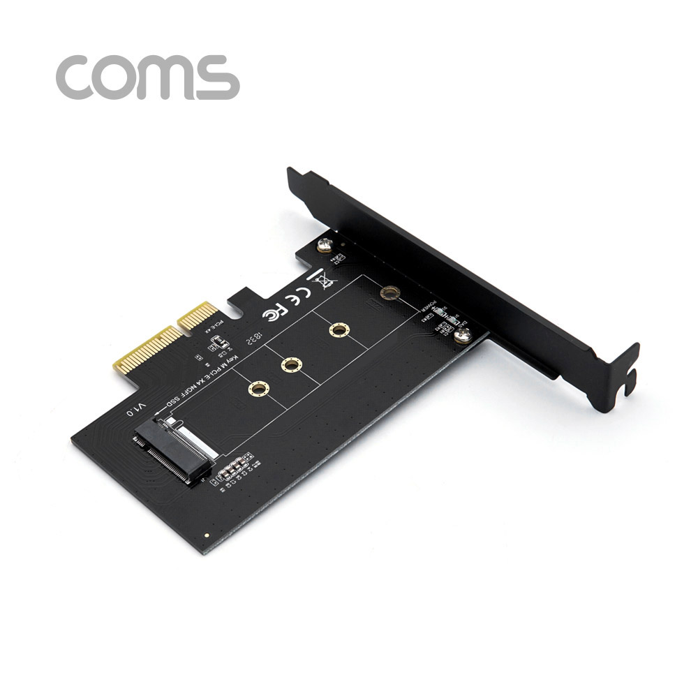 Coms Express PCI 변환아답터 (M.2 NVME) / KEY M PCI-E 4x / 기본타입 브라켓