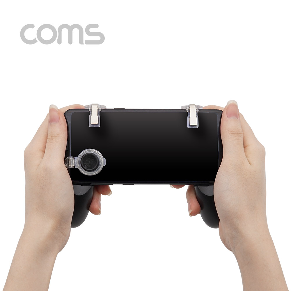 Coms 스마트폰 게임패드/ 4.5 ~ 6.5 형 용 / 조이스틱 / 접이식