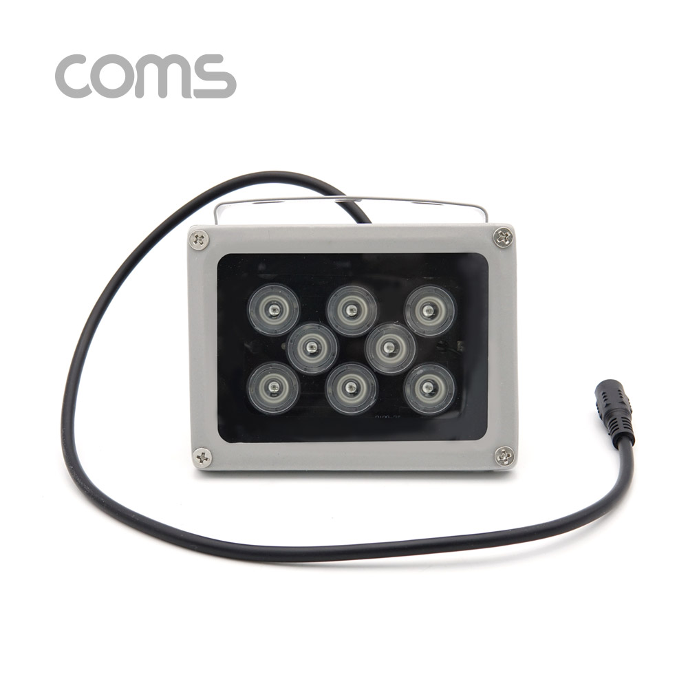 Coms LED 적외선등 / (24W / IP66 방수) / 8 LED Light / DC전원