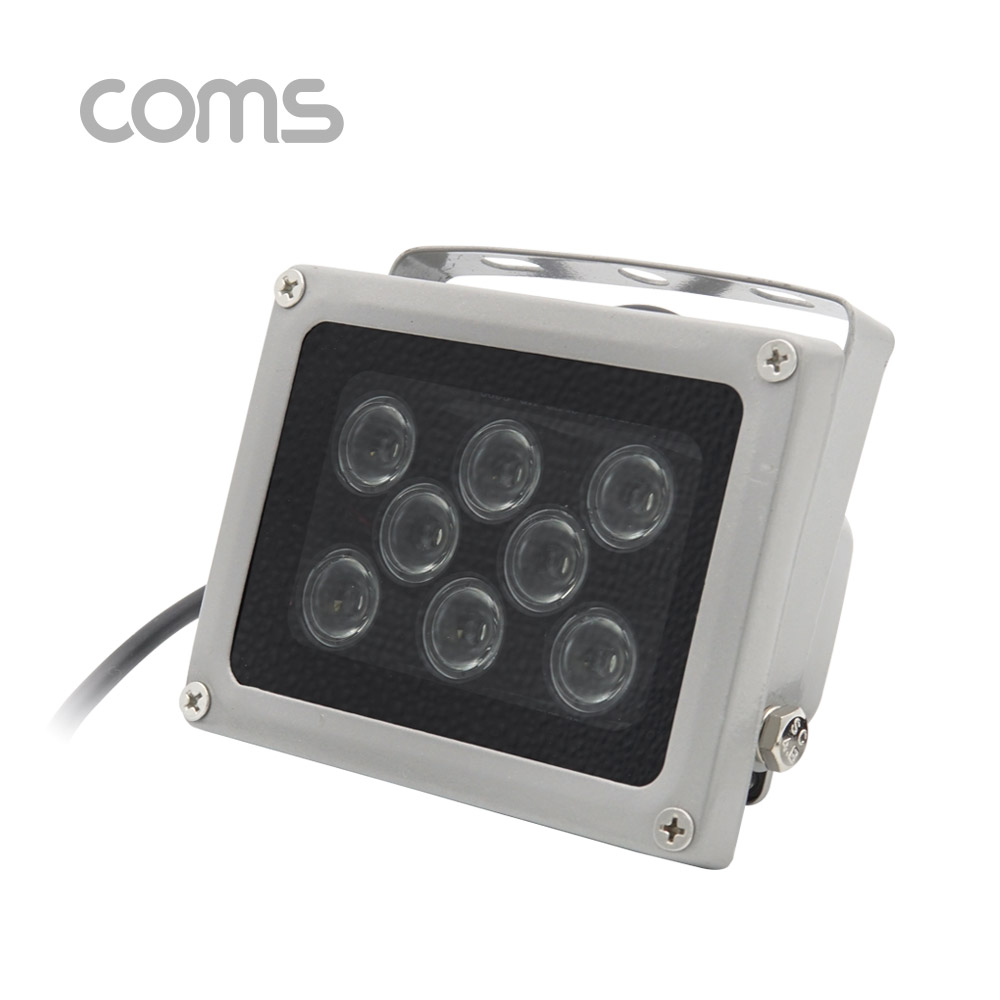 Coms LED 적외선등 / (24W / IP66 방수) / 8 LED Light / DC전원