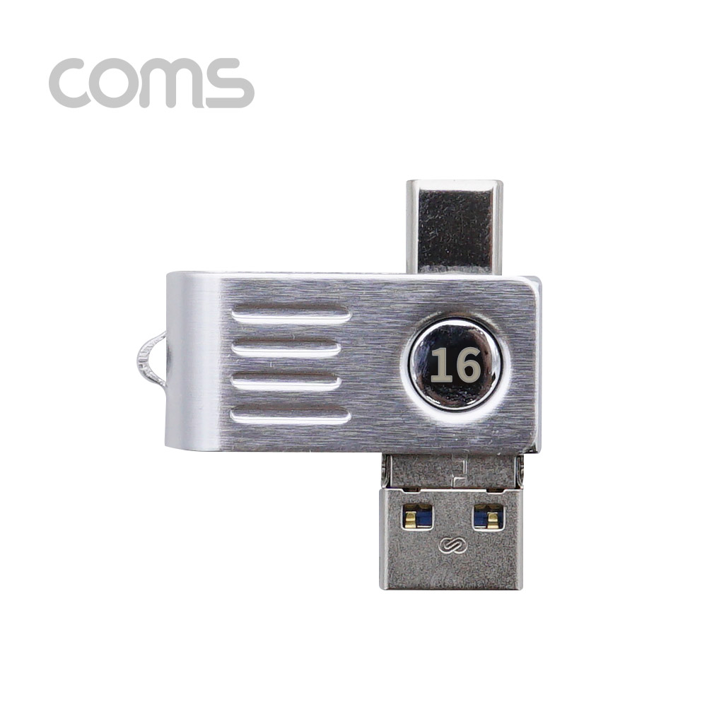 Coms USB 메모리 16GB / USB 3.1(Type C) / Micro 5P / USB A