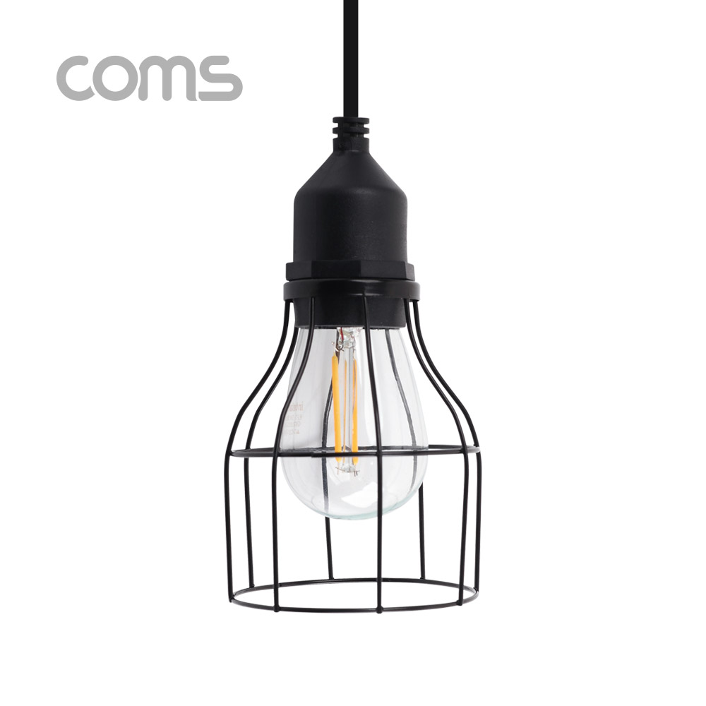 Coms 태양광 램프(랜턴등), Edison blub 타입, 전구 라이트, Solar Lamp Light