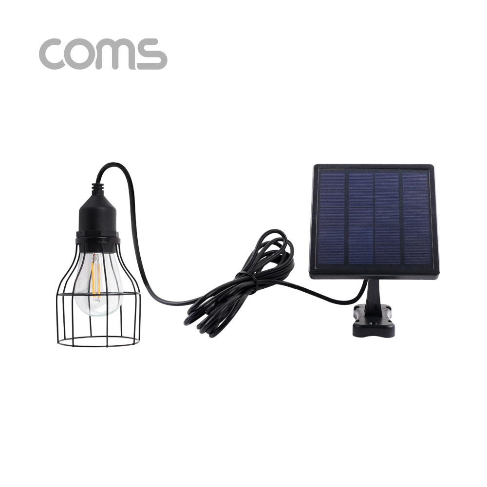 Coms 태양광 램프(랜턴등), Edison blub 타입, 전구 라이트, Solar Lamp Light