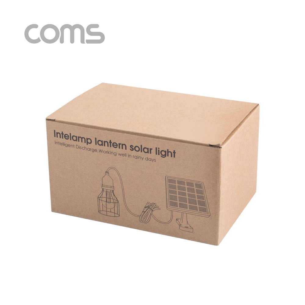 Coms 태양광 램프(랜턴등), Edison blub 타입, 전구 라이트, Solar Lamp Light