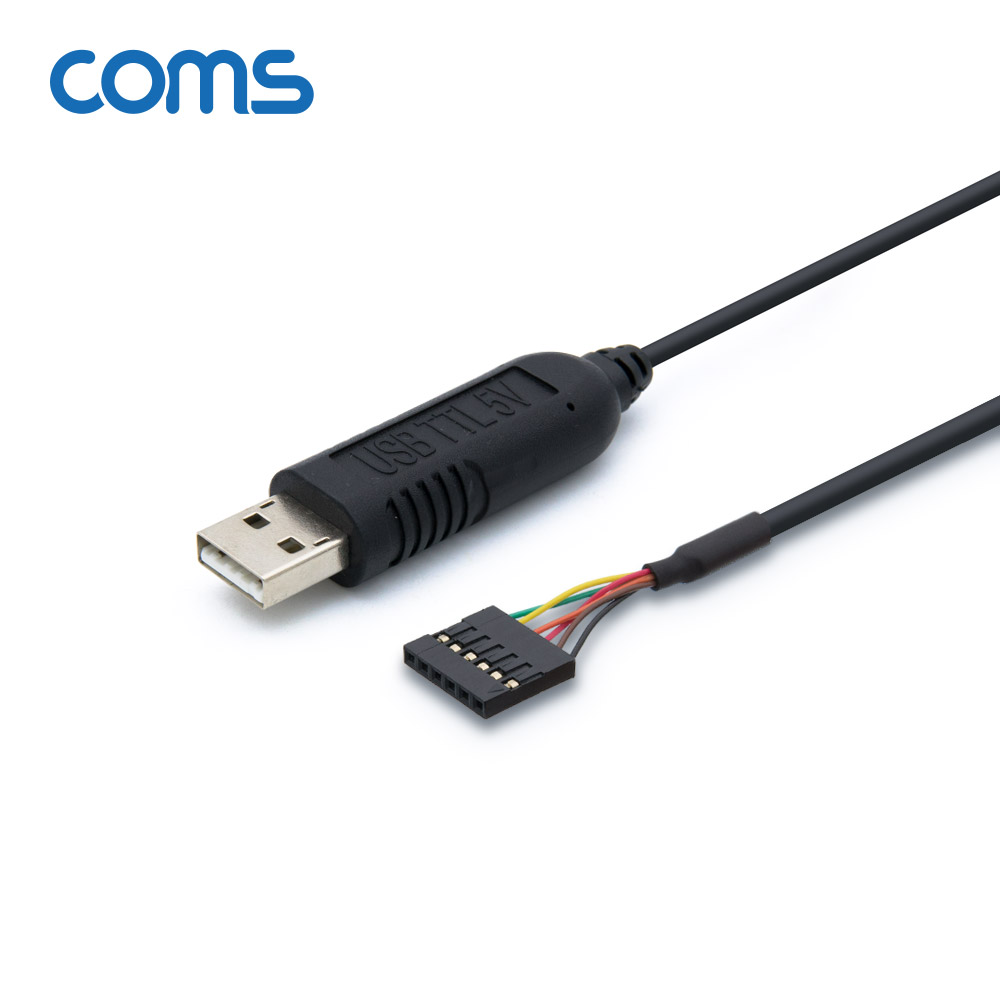 Coms USB to TTL(6P Housing) 5V 케이블 1.8M