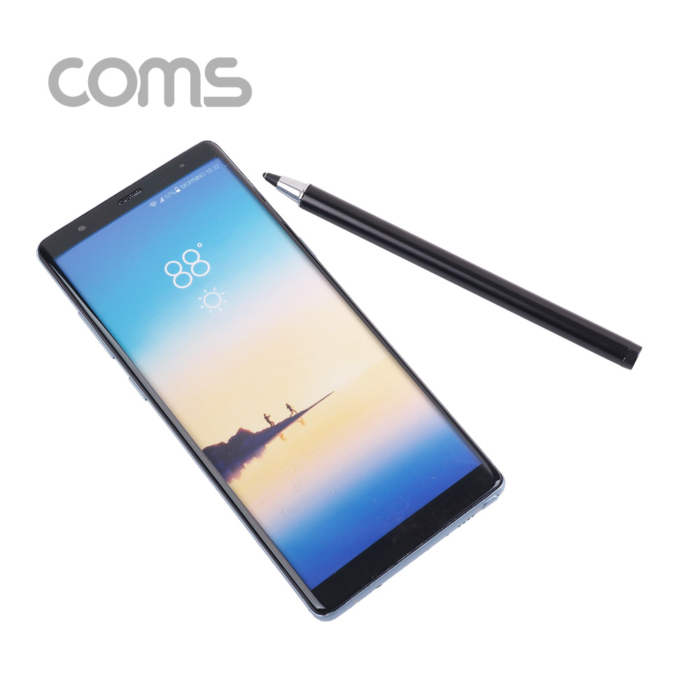 Coms 터치펜 전자식, BLACK