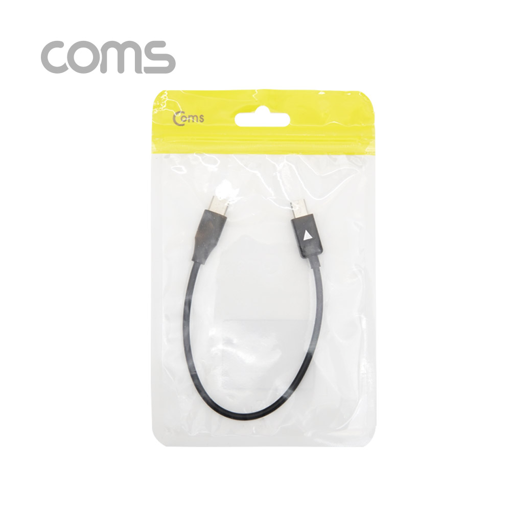 Coms 배터리 공유 케이블(빨대) / Type C to Micro 5P / Black