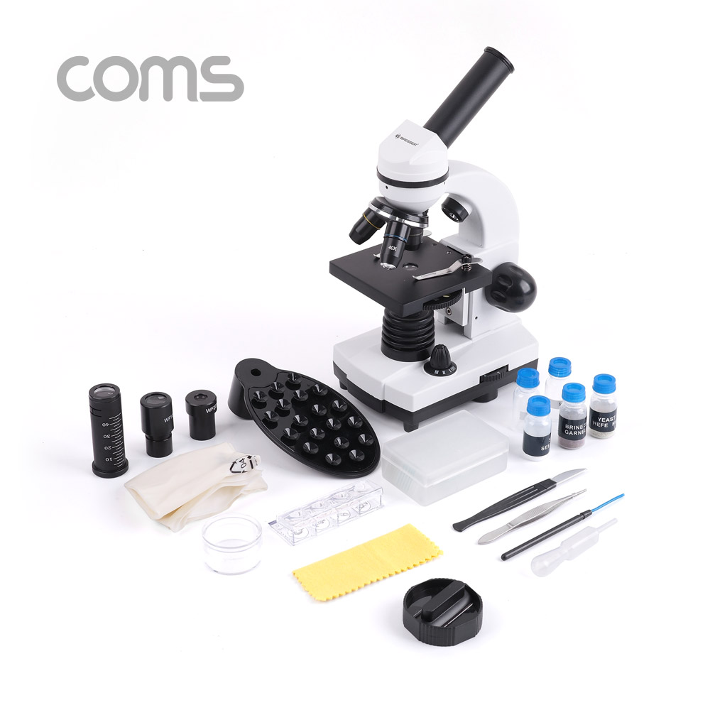 Coms 초정밀 현미경 40x~1600x / 생물 현미경 / Microscope Set