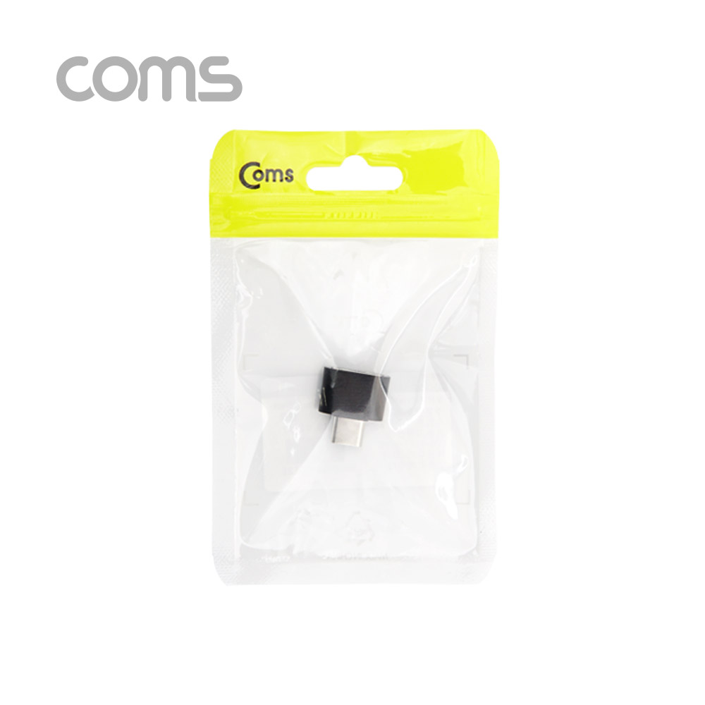 Coms USB 3.1(Type C) OTG젠더 / Type C(M)/USB 2.0(F) / Short / Black