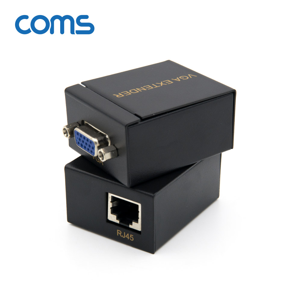 Coms VGA to RJ45 신호변환기 / 영상신호 가능
