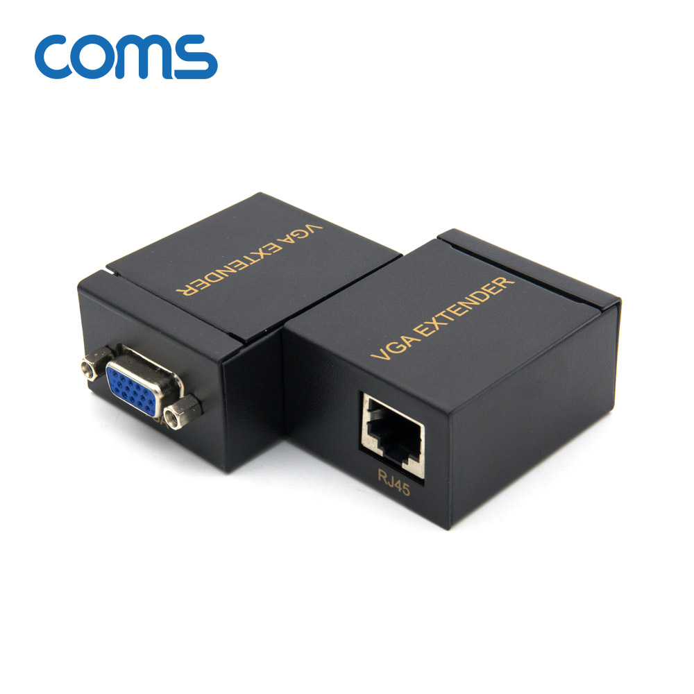 Coms VGA to RJ45 신호변환기 / 영상신호 가능