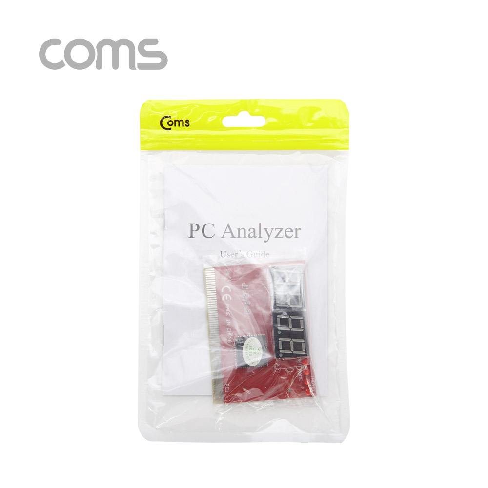 Coms PCI 테스터기 / PC 고장 / PCI용 / 77mm x 58mm